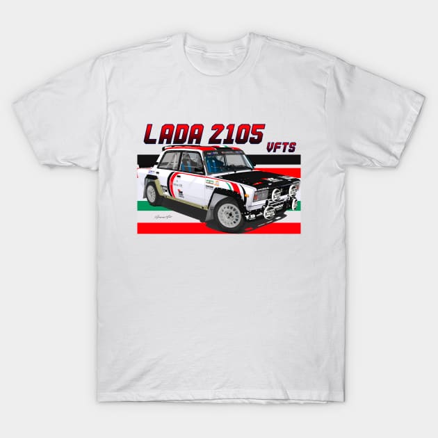 Lada 2105 VFTS T-Shirt by PjesusArt